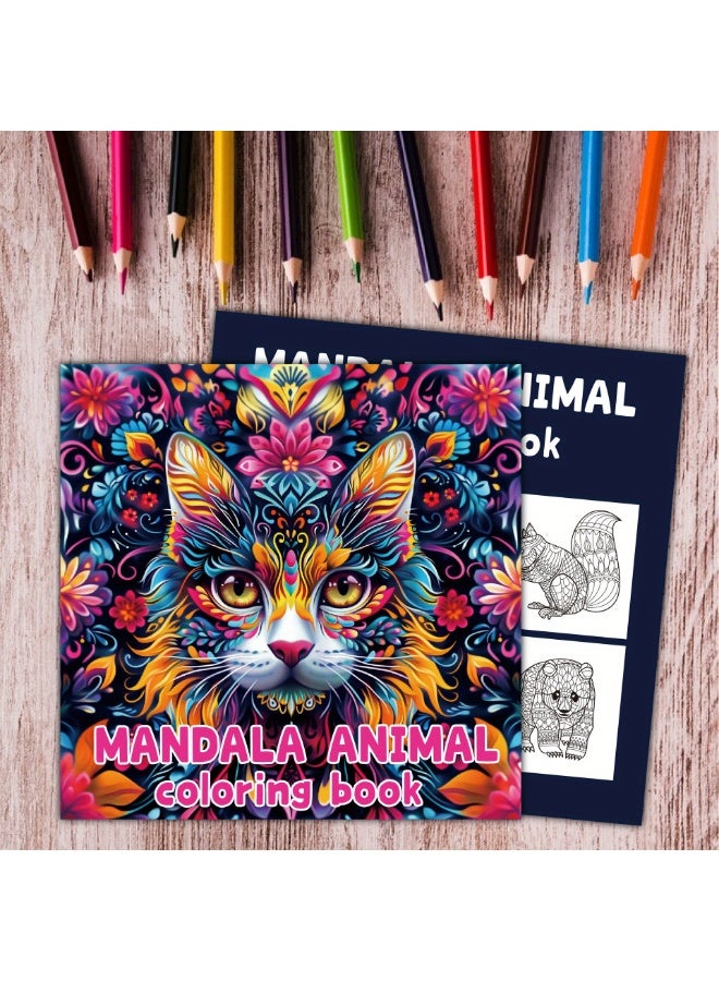 Capstro Detailed Coloring Book Collection – 24 Unique Designs for Creative Coloring & Relaxing Art Play | Illustrated Coloring Book for Home & Screen-Free Creativity – Animal Theme - Image 3